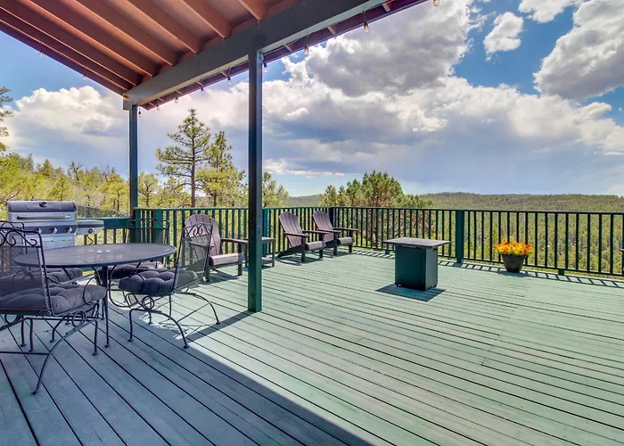 Сasa de vacaciones Mtn-view Hilltop Hideaway W/ Deck In Show