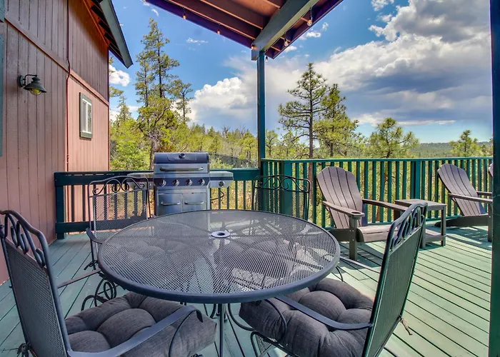 Сasa de vacaciones Mtn-view Hilltop Hideaway W/ Deck In Show Show Low